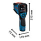 Bosch infrapuninis termometras GIS12V-700-14, be akumuliatoriaus ir įkroviklio